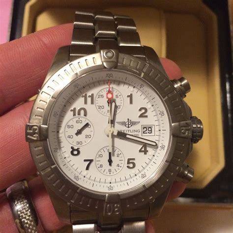 breitling e13360 white|breitling e13360 titanium.